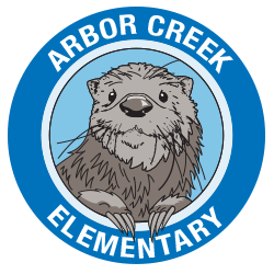 Arbor Creek logo of otter 