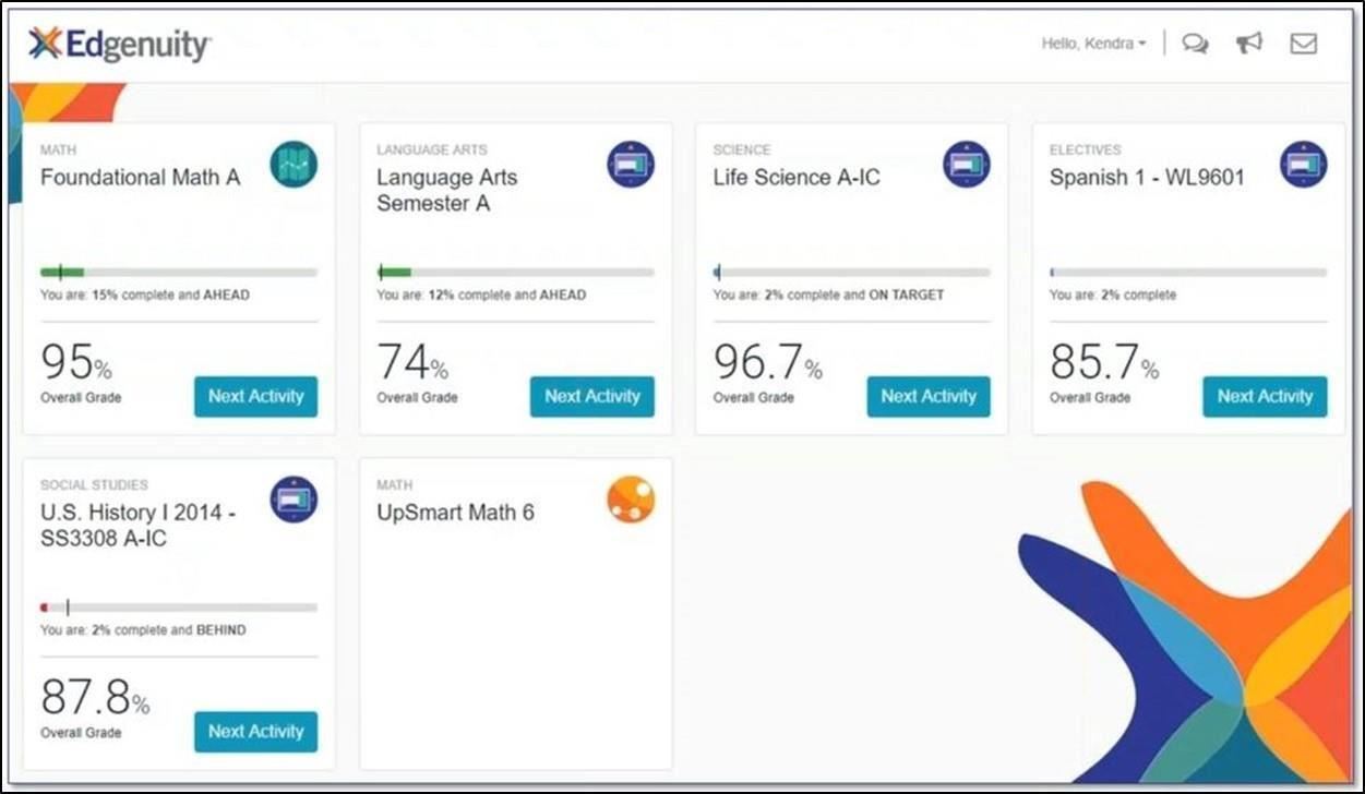 how to print assignments from edgenuity