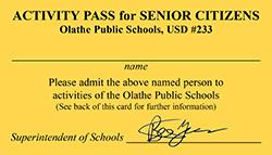 senior adult pass