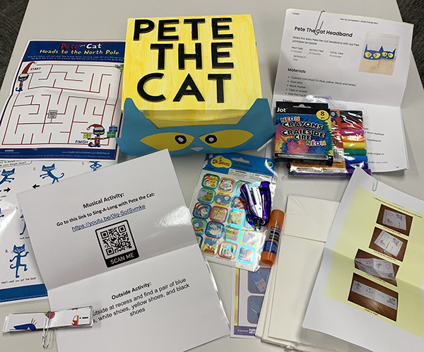 photo of contents of a learning box