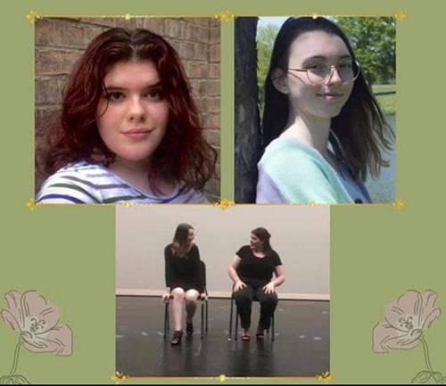 photo collage of Liv and Bre