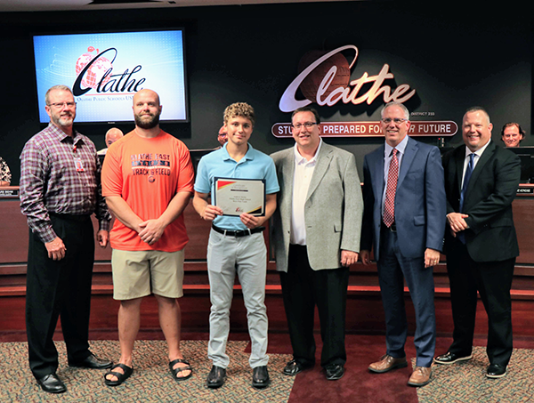 board recognition of Andrew Kirby