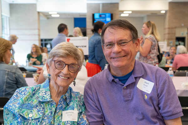 Darlene Small and guest at the celebration