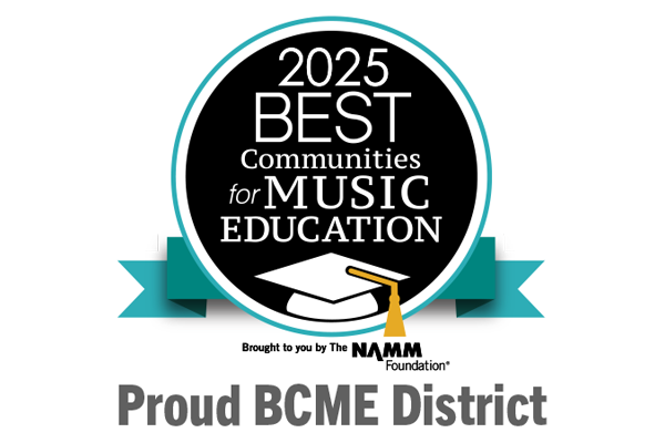 logo for the Best Community for Music Education program